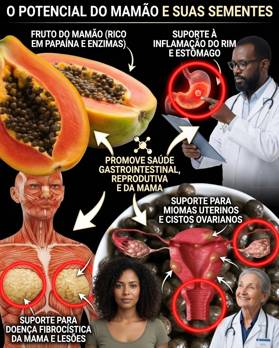 Desbloqueando o Poder Oculto das Sementes de Mamão: o Pequeno Superalimento que Você Tem Jogado Fora