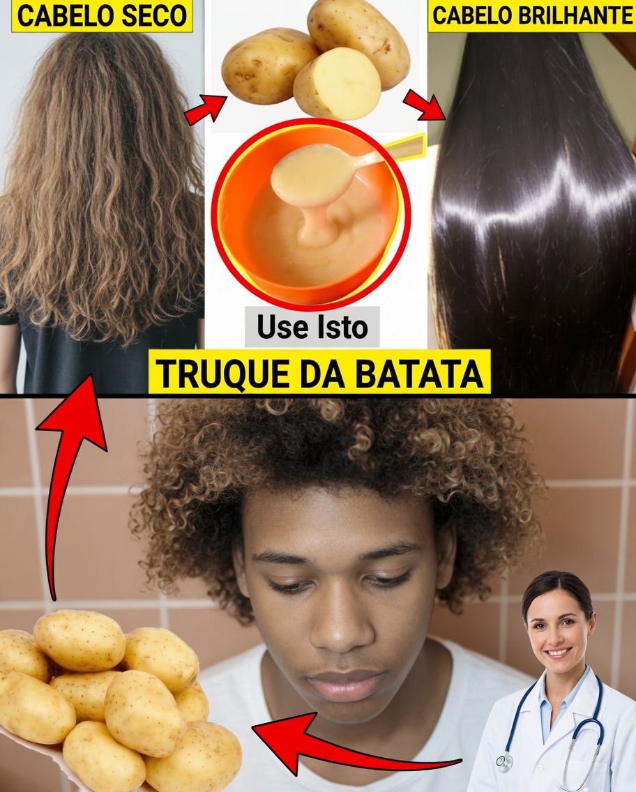 Tratamento Capilar com Suco de Batata Inspirado no Japão para um Crescimento Capilar Natural e Mais Rápido