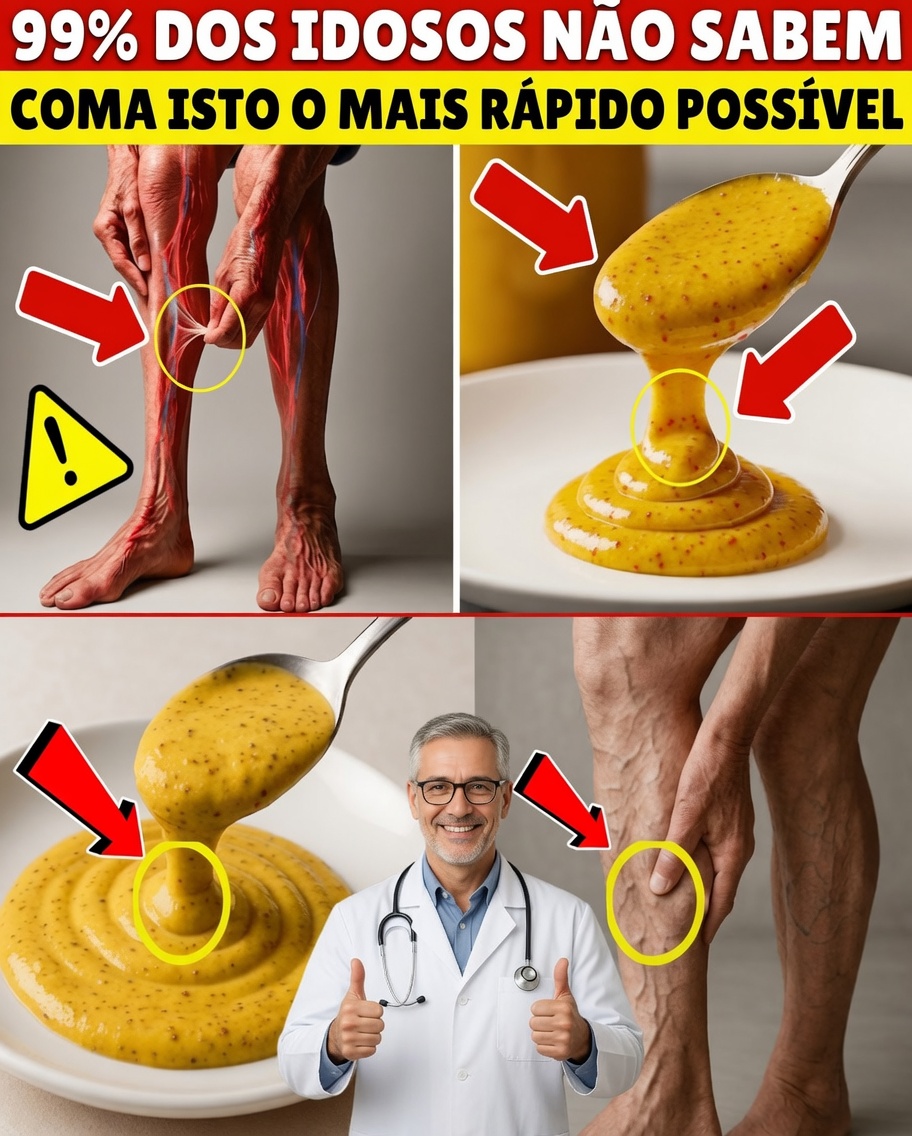 Idosos com mais de 60 anos: 7 alimentos naturais que podem ajudar a parar cãibras nas pernas em minutos