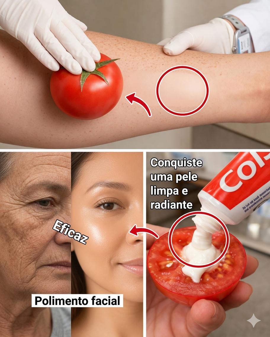 Máscara Facial de Pasta de Dente e Tomate: O Truque Caseiro Surpreendente para Poros Menores, Manchas Mais Claras e Pele Mais Radiante