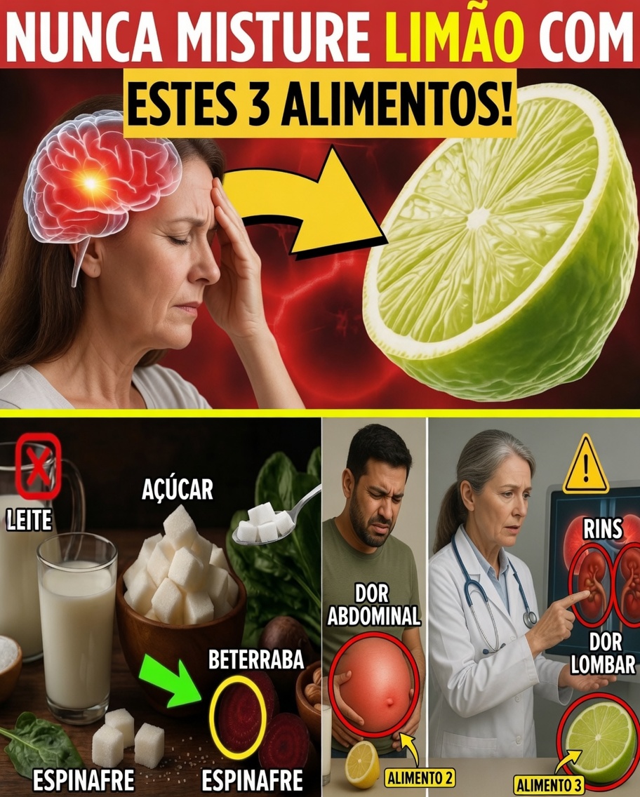 Segredo do Limão para Idosos: NUNCA Misture Limão Com Estes Alimentos!