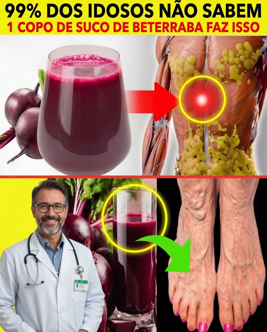 Um Copo de Suco de Beterraba Pela Manhã Pode Mudar Tudo Para os Idosos