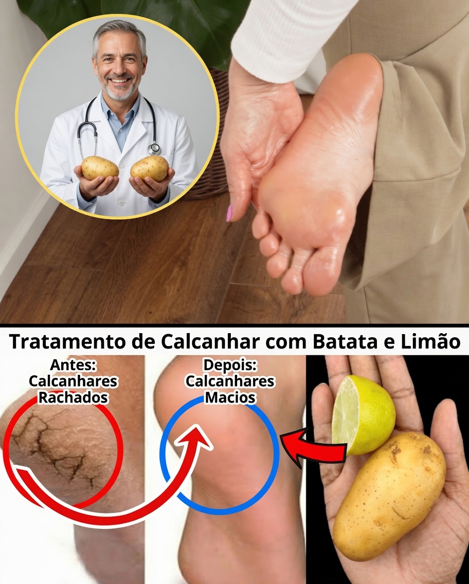 Segredos Revelados: O Truque da Batata que Pode Transformar Calcanhares Rachados em Pele Macia e Sedosa