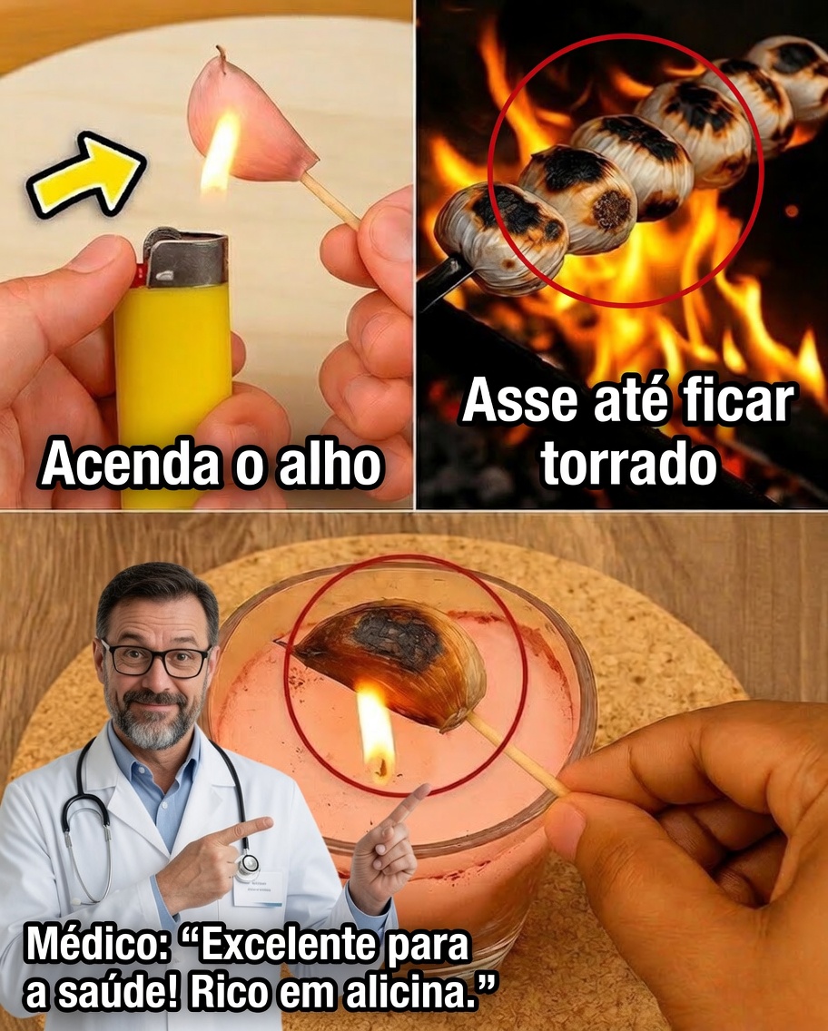 Queimar Alho em Casa: O Truque Natural de 15 Minutos que Pode Surpreender a Sua Saúde