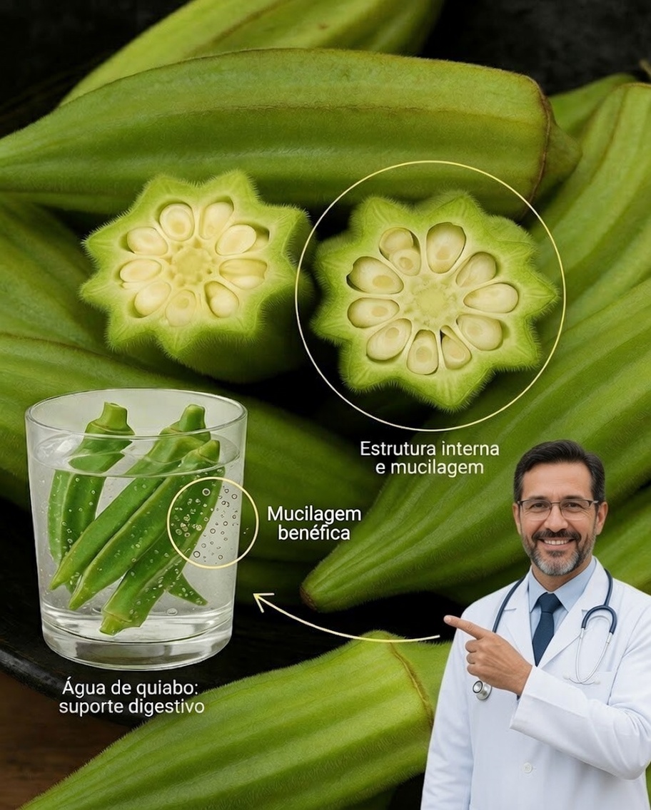 Água de Quiabo: A Bebida Simples que Pode Fortalecer a Saúde de Toda a Família