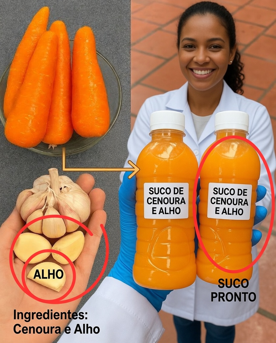 Smoothie de Cenoura com Alho: Um Impulso Natural para o Seu Coração