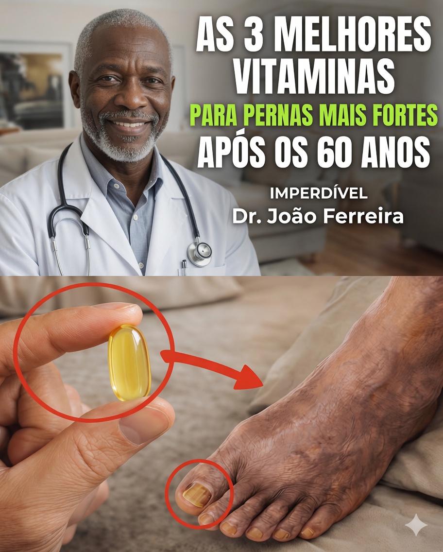 3 vitaminas para tomar antes de dormir que podem fortalecer as pernas e melhorar a função muscular após os 60