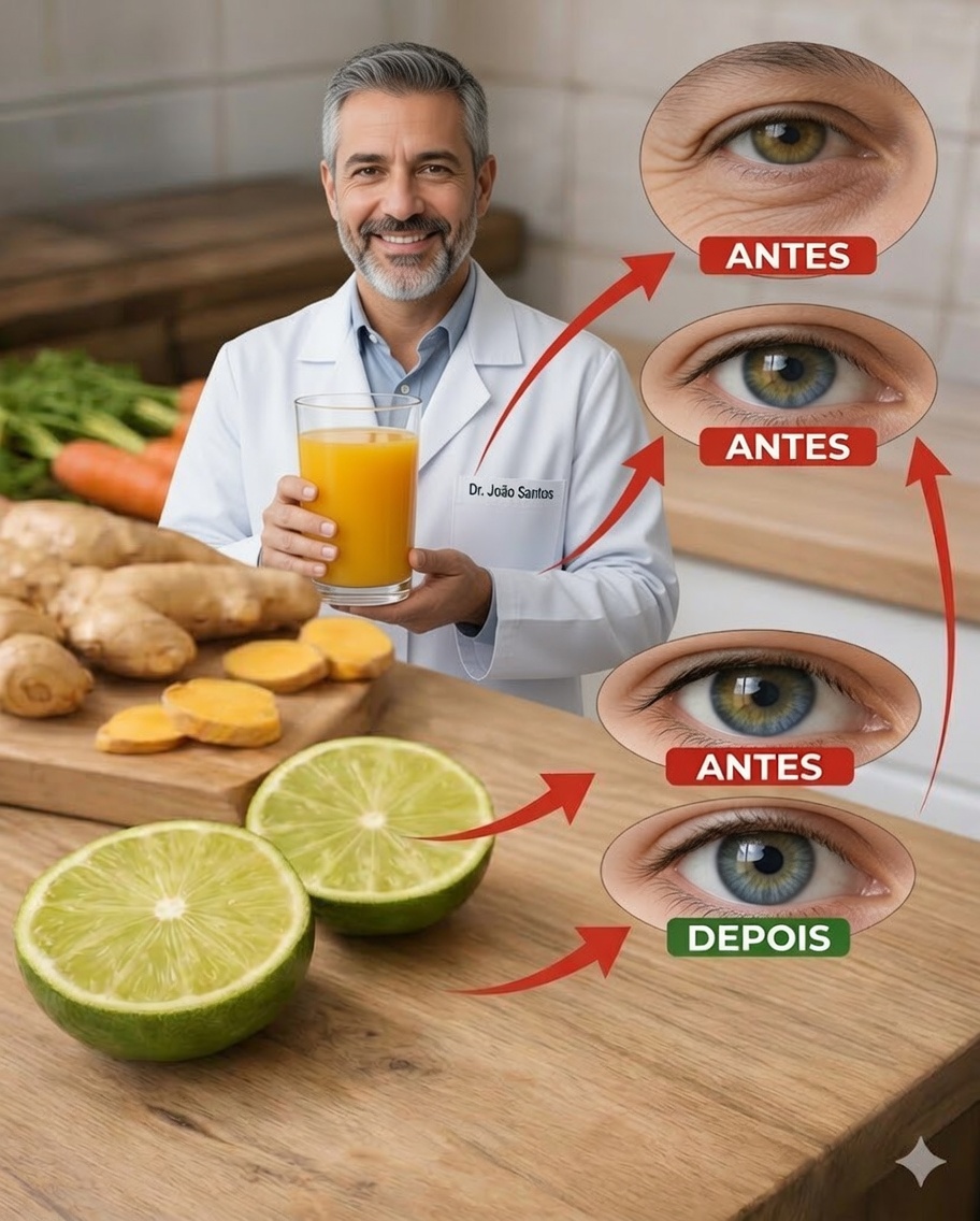 Um Hábito Simples de Suco de Cenoura, Gengibre e Cítricos para Apoiar Naturalmente a Saúde dos Olhos