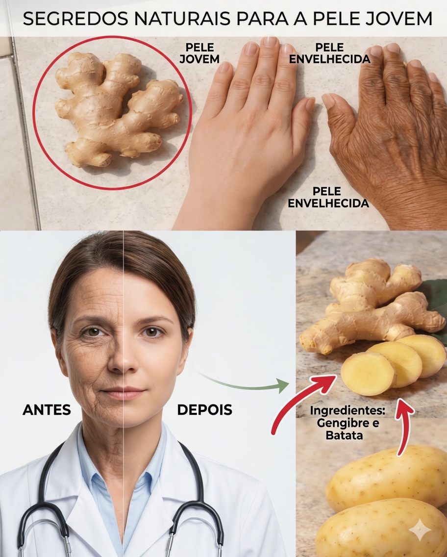 Gengibre e Batata: Um Hábito Natural de Cuidado com a Pele que Pode Ajudar a Manter a Pele Mais Suave em Qualquer Idade