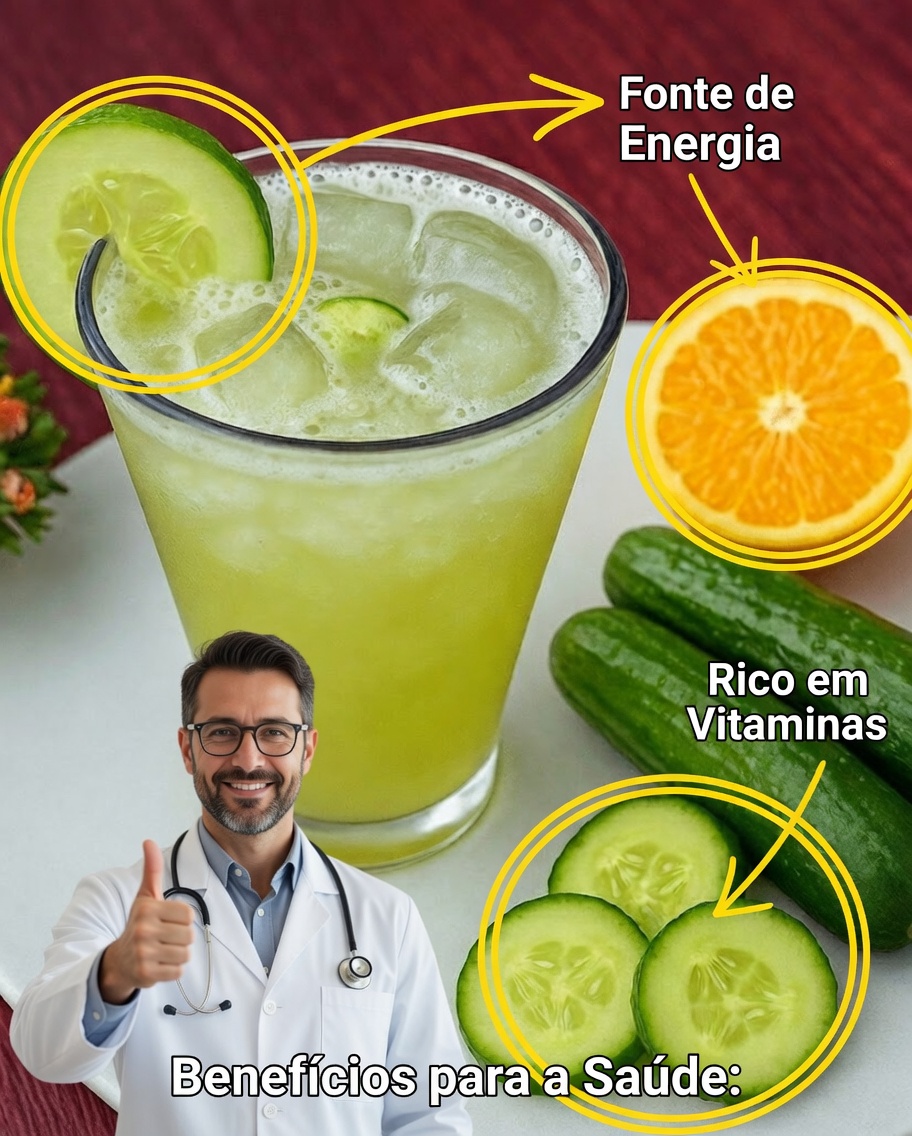 Beba Saúde: A Limonada de Pepino que Pode Transformar Sua Hidratação