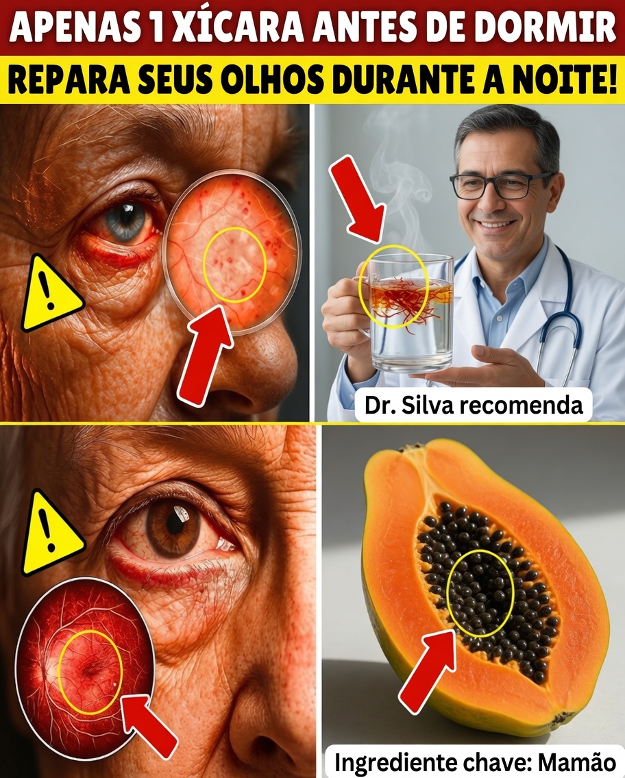 Beba este elixir natural antes de dormir para ajudar a reparar seus olhos e apoiar uma visão mais nítida enquanto você dorme