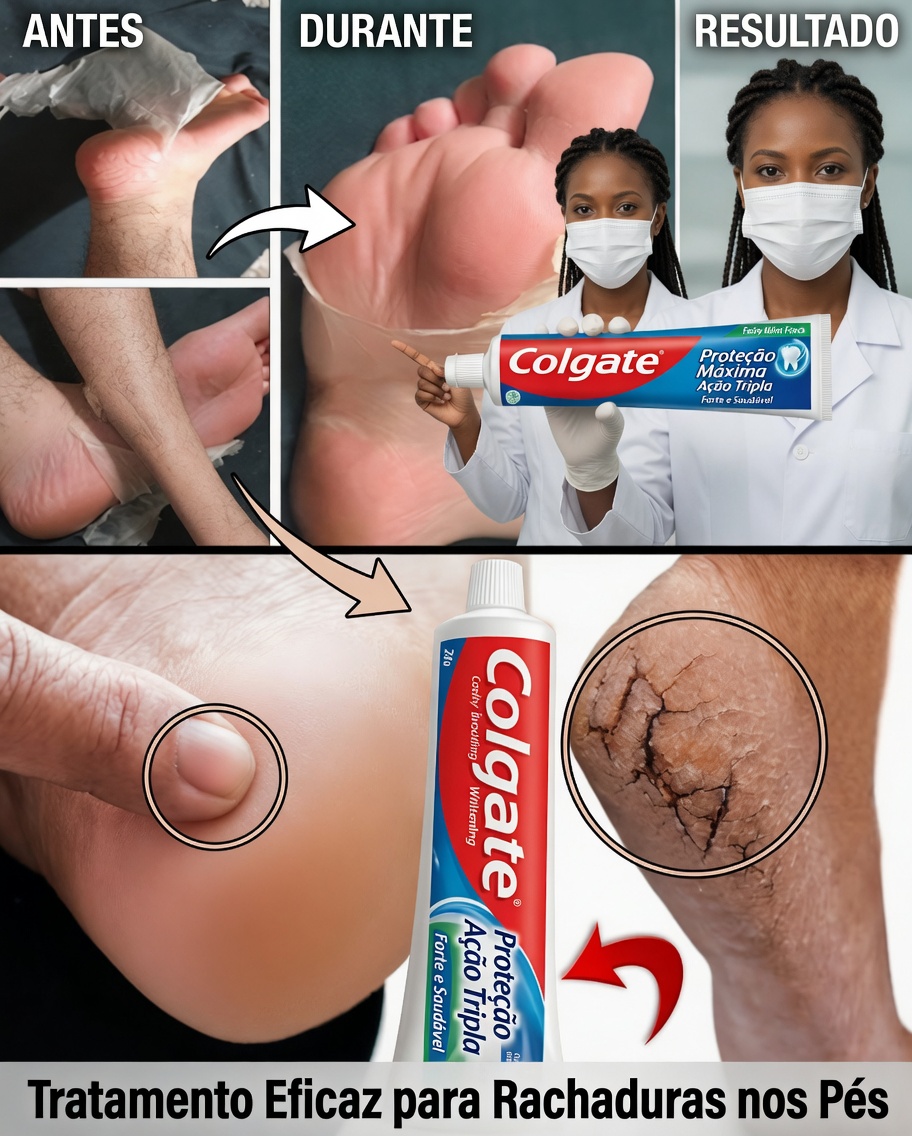 Segredo do cuidado dos pés com Colgate: um truque simples para pés mais macios e saudáveis