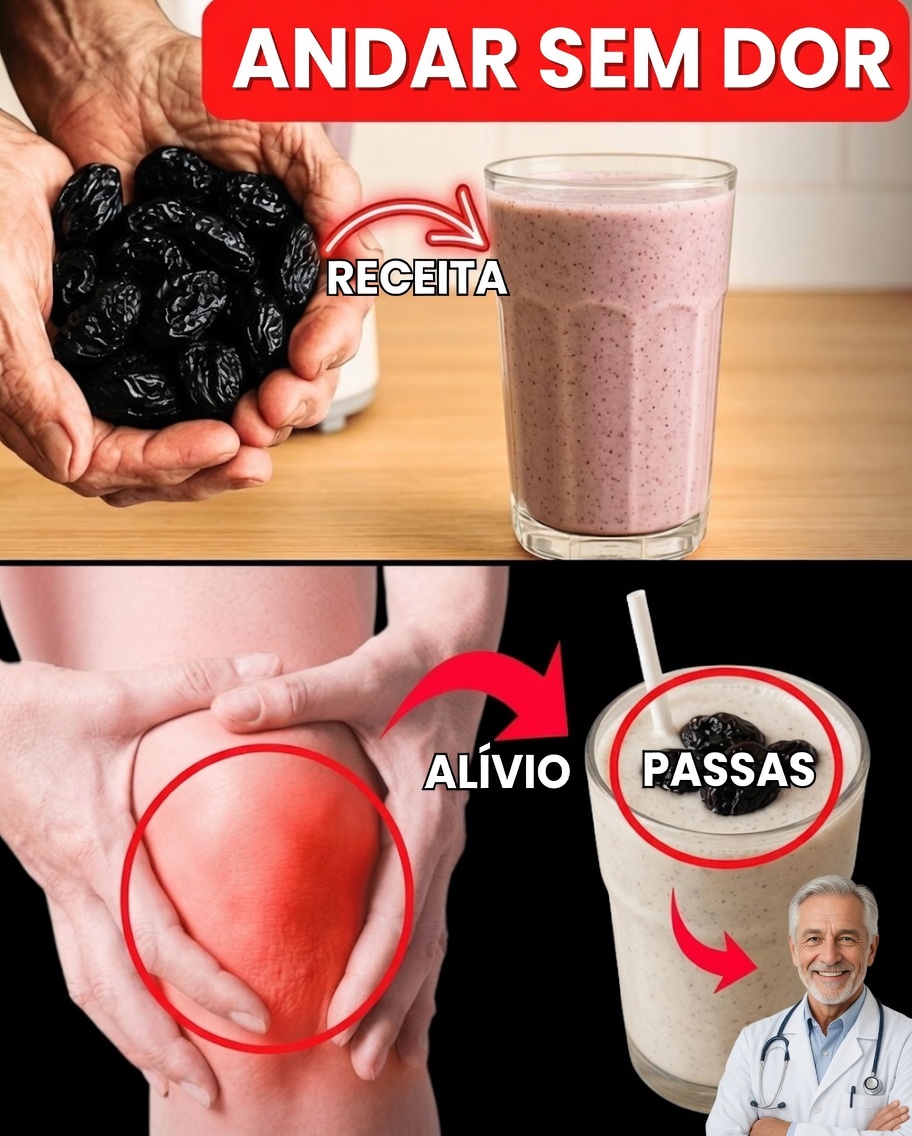 Esta bebida matinal poderosa me ajudou a voltar a caminhar sem dor no joelho