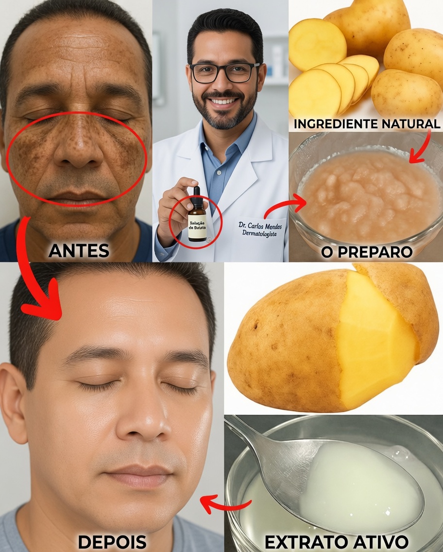 O Truque do Gel de Batata que Pode Ajudar a Clarear Manchas Escuras Naturalmente