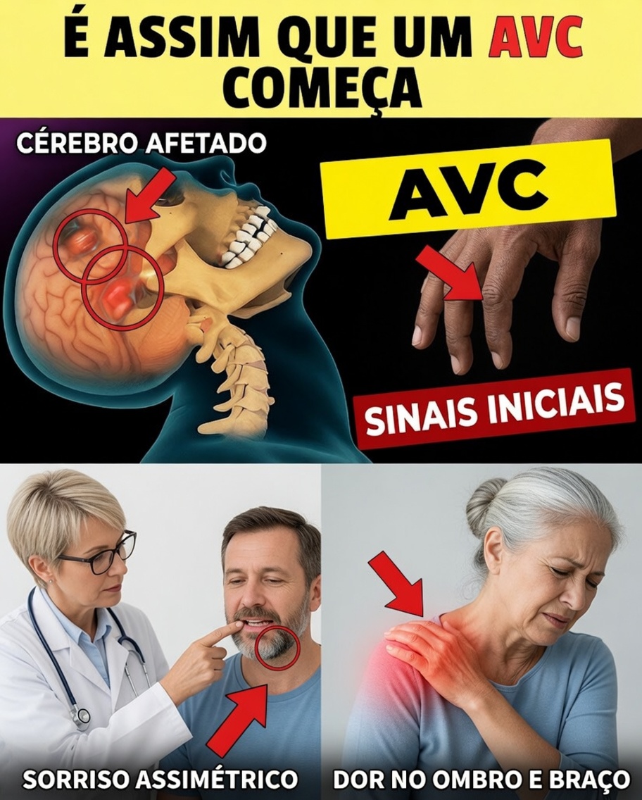 8 Sinais de Alerta de AVC que Você Pode Perceber Antes que Seja Tarde