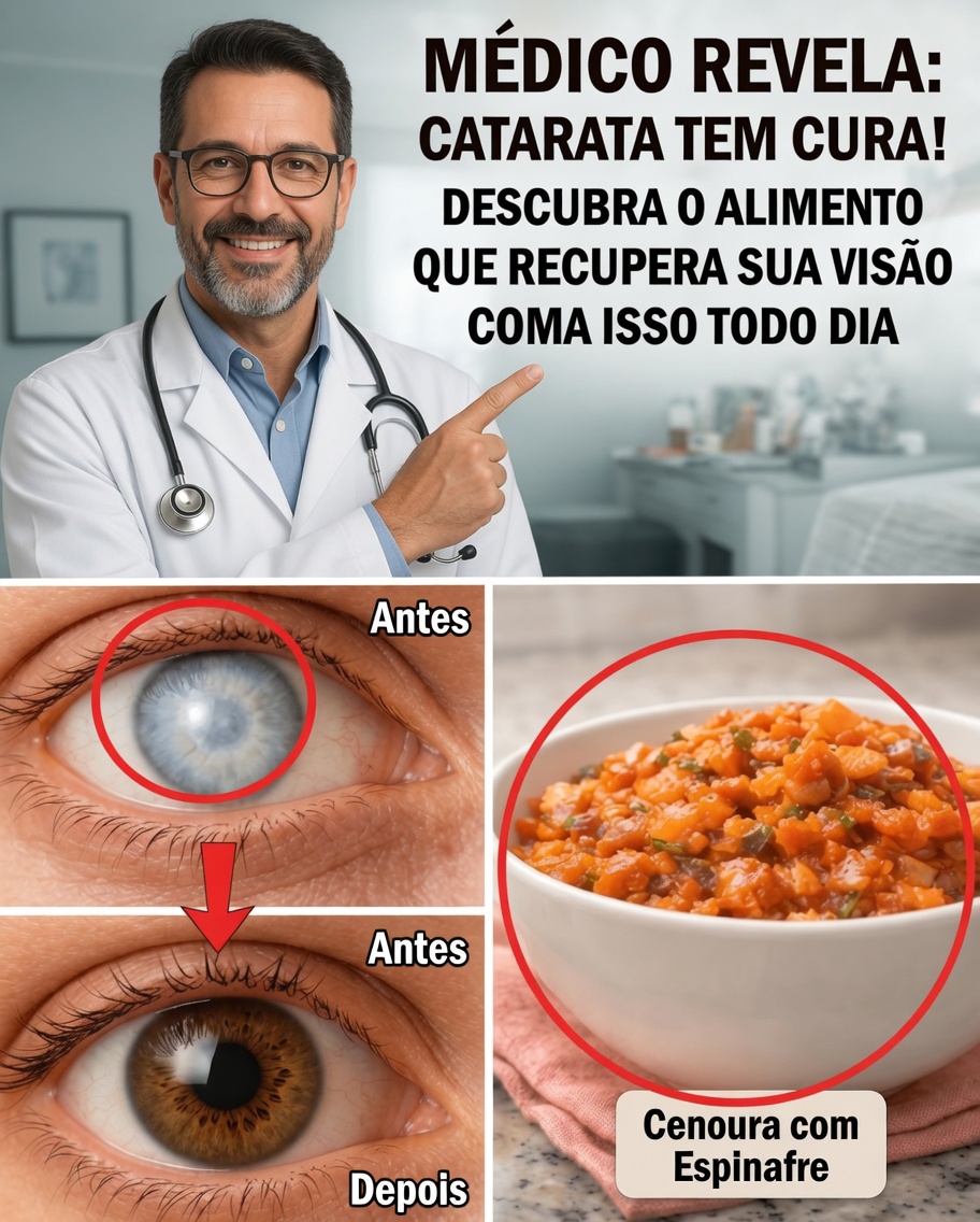 5 alimentos do dia a dia que podem apoiar a saúde dos olhos, ajudar a controlar a catarata naturalmente e melhorar a clareza da visão