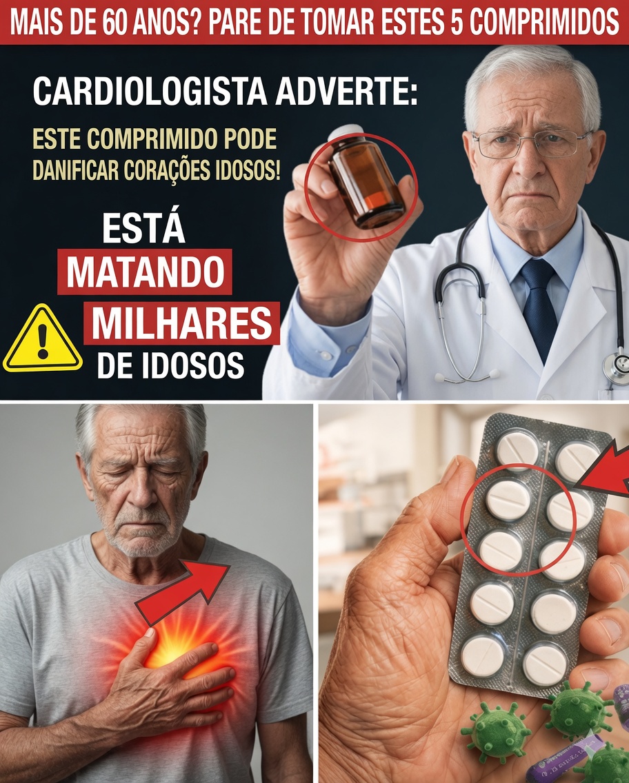 Saúde do Coração Após os 60: Medicamentos Comuns que Devem Ser Revistos com o Médico Antes do Uso Regular