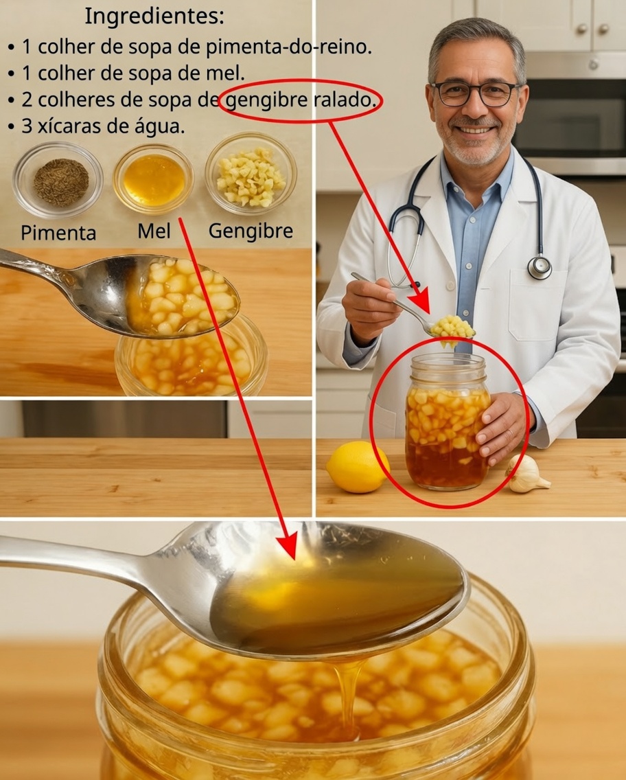 Impulsione Sua Saúde Naturalmente com Alho, Gengibre, Cebola, Limão e Mel