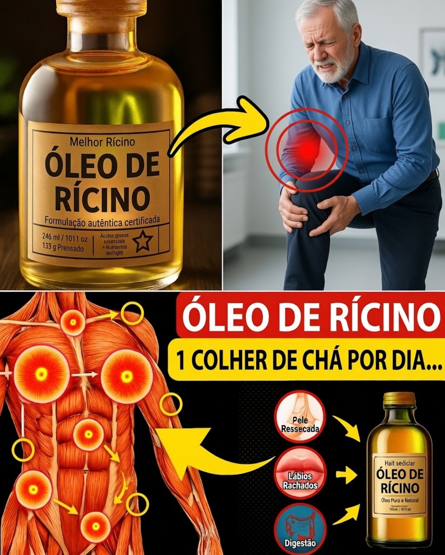 7 coisas incríveis que o óleo de rícino pode fazer por você depois dos 50