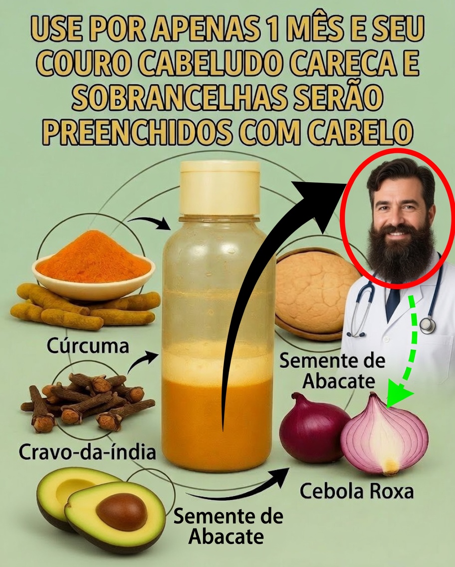 A Receita de Shampoo Milagroso: Cúrcuma, Cravo, Cebola e Semente de Abacate