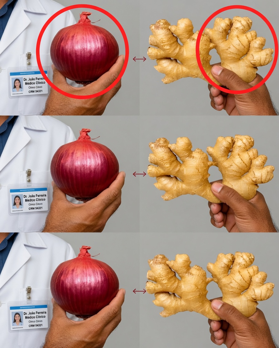 Por que a cebola e o gengibre são chamados de remédio natural da cozinha?