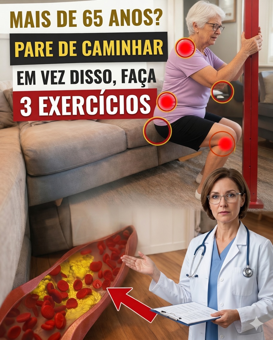 Mais de 60? Estes 3 exercícios superam a caminhada para força e equilíbrio