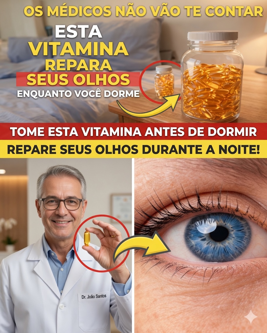 Mais de 60? Estas 3 vitaminas à noite podem ajudar a apoiar uma visão mais saudável enquanto você dorme