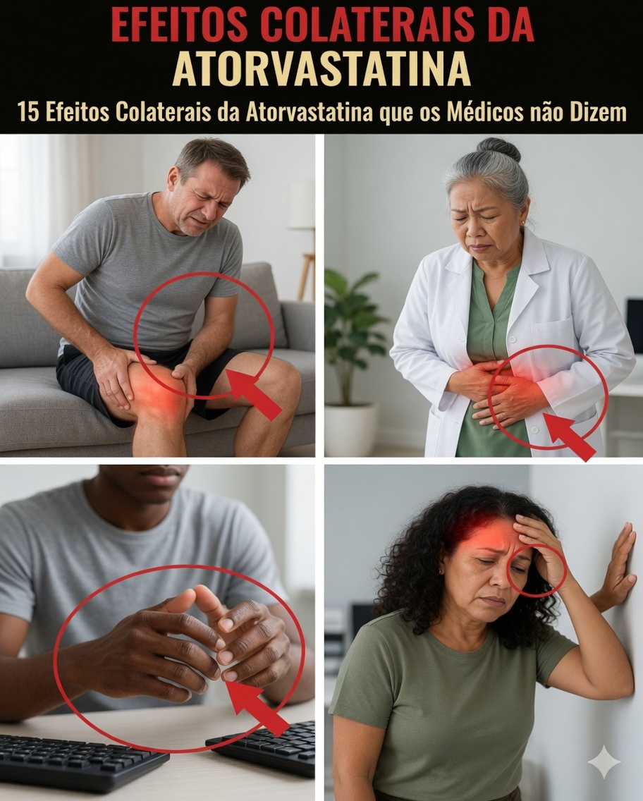 15 Efeitos Colaterais Pouco Conhecidos da Atorvastatina — e Passos Práticos que Muitos Pacientes Estão Adotando