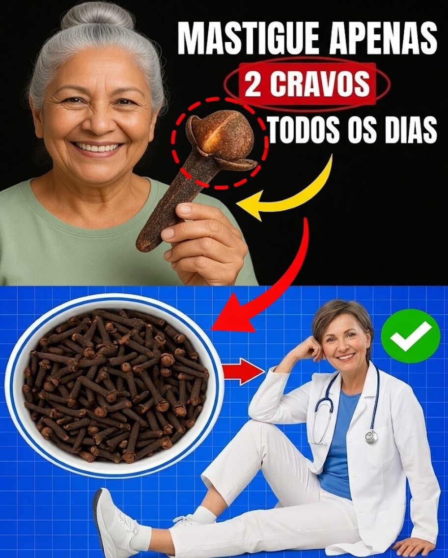 2 Cravos por Dia Após os 50: O Segredo Natural para uma Saúde Melhor