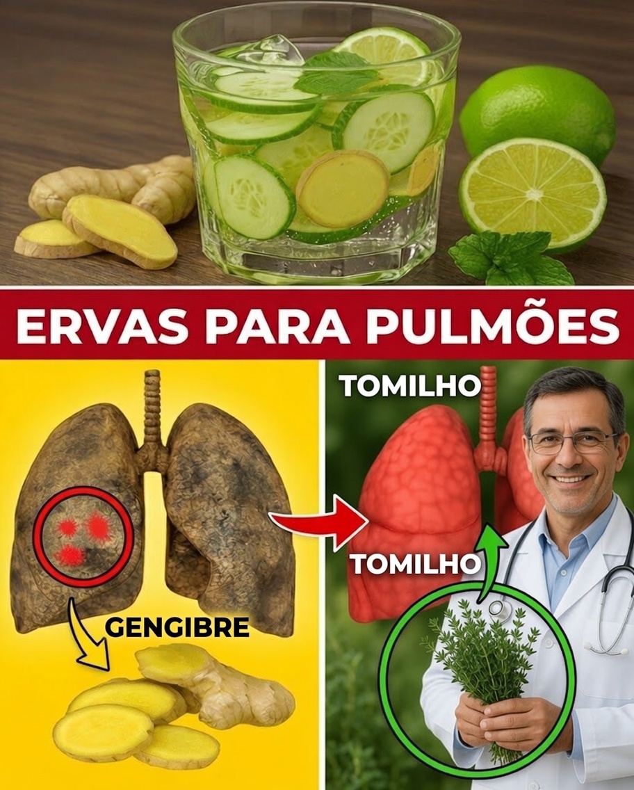 Por que você deve beber água com pepino, gengibre, hortelã e limão todos os dias