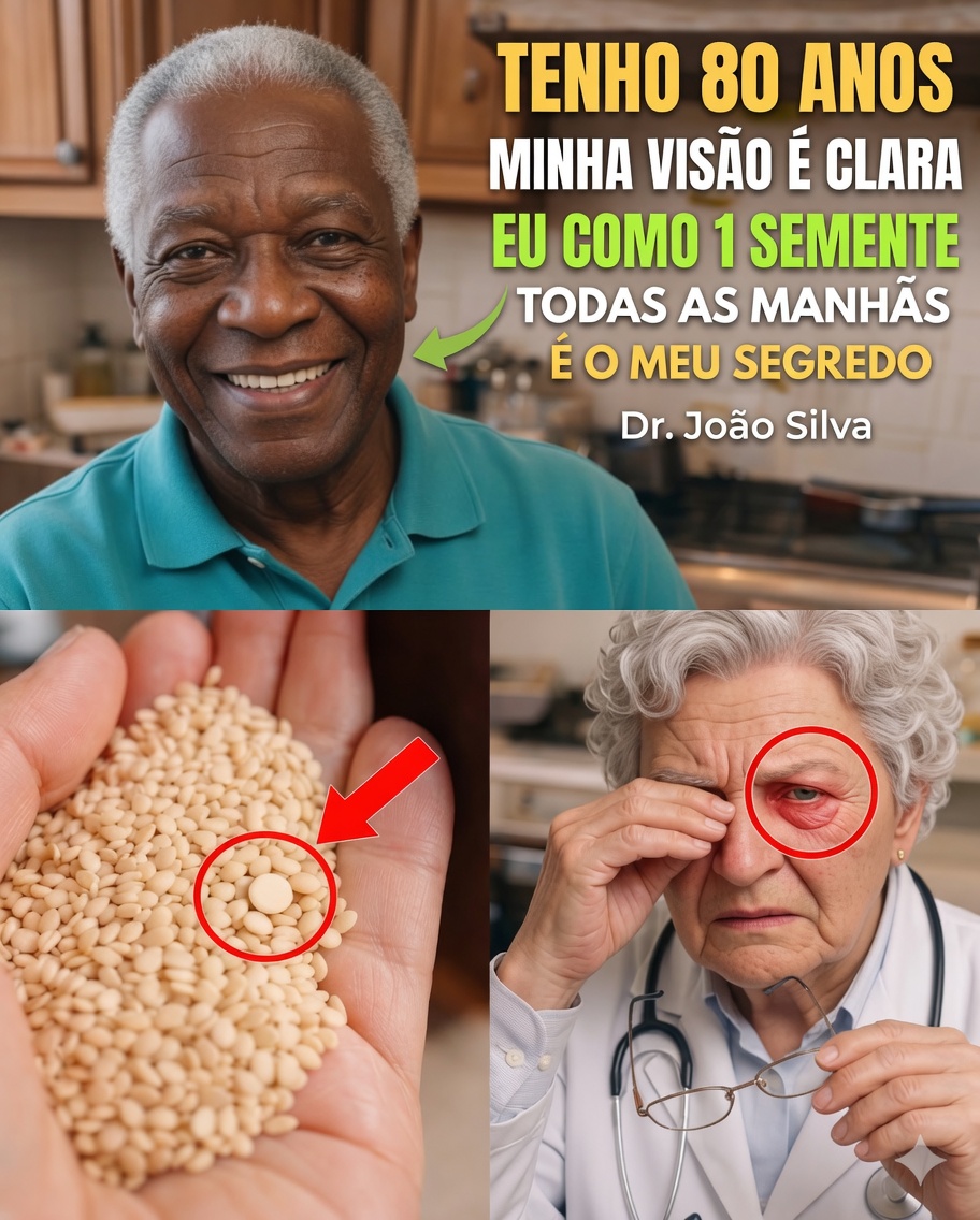 Mesmo com mais de 90 anos? Coma estas 3 sementes todas as manhãs para fortalecer os olhos e o cérebro (ciência real + ritual diário simples)