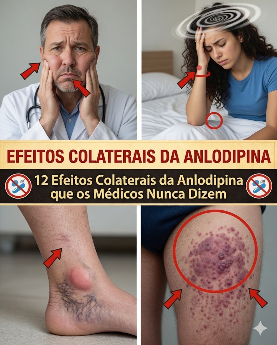 12 Pouco Conhecidos Efeitos Colaterais da Amlodipina Que Você Precisa Conhecer