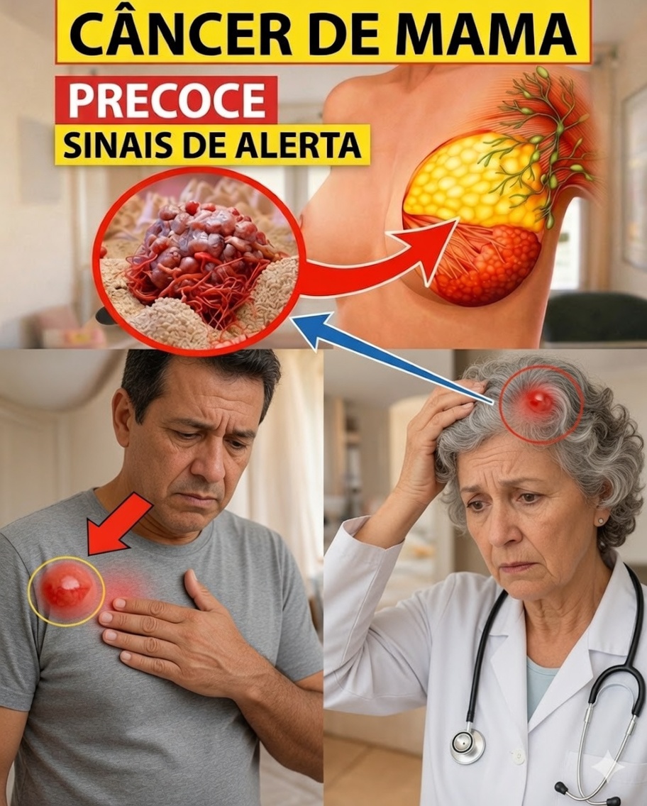 10 Sinais de Alerta do Câncer de Mama Que Você Nunca Deve Ignorar – A Detecção Precoce Pode Salvar a Sua Vida