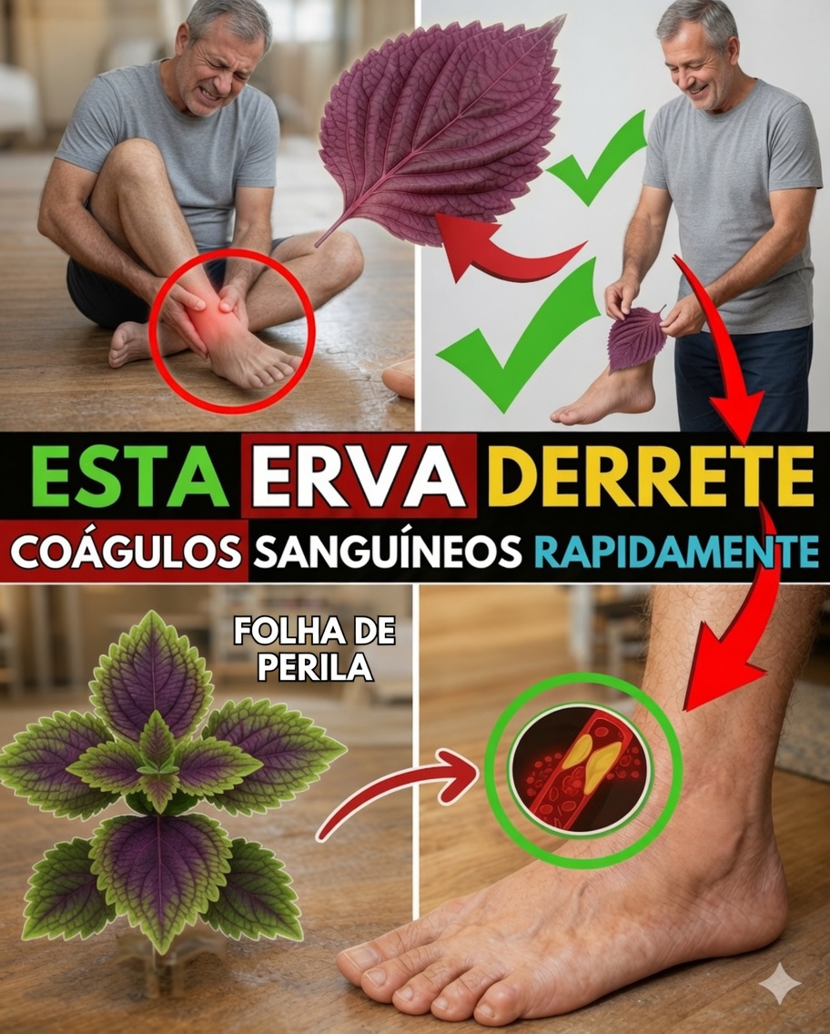6 Ervas Poderosas que Podem Ajudar a Melhorar a Circulação e Reduzir Naturalmente o Risco de Coágulos