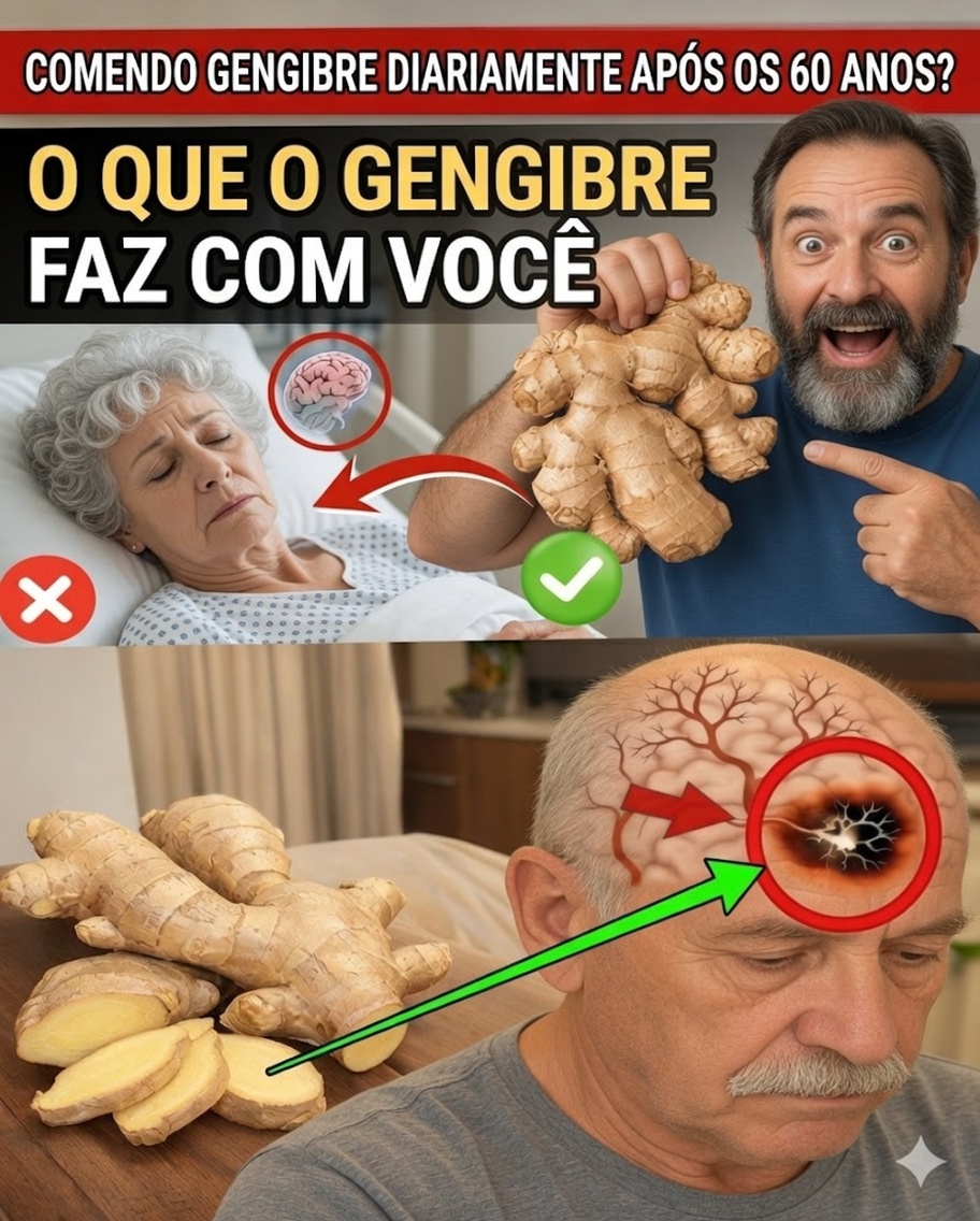 O Que Realmente Acontece com Seu Corpo Depois dos 60 Quando Você Come Gengibre Todas as Manhãs