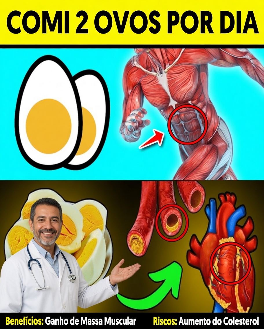 99% das pessoas não percebem isto: comer apenas 2 ovos por dia pode desencadear mudanças ocultas no seu corpo