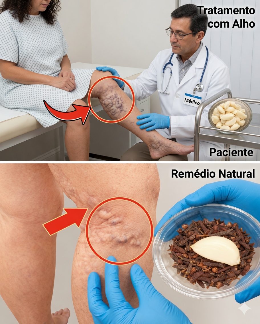 Mistura Viral de Cravo, Alho e Azeite: Será que Este Remédio Caseiro Pode Aliviar a Dor das Varizes Como uma Borracha?