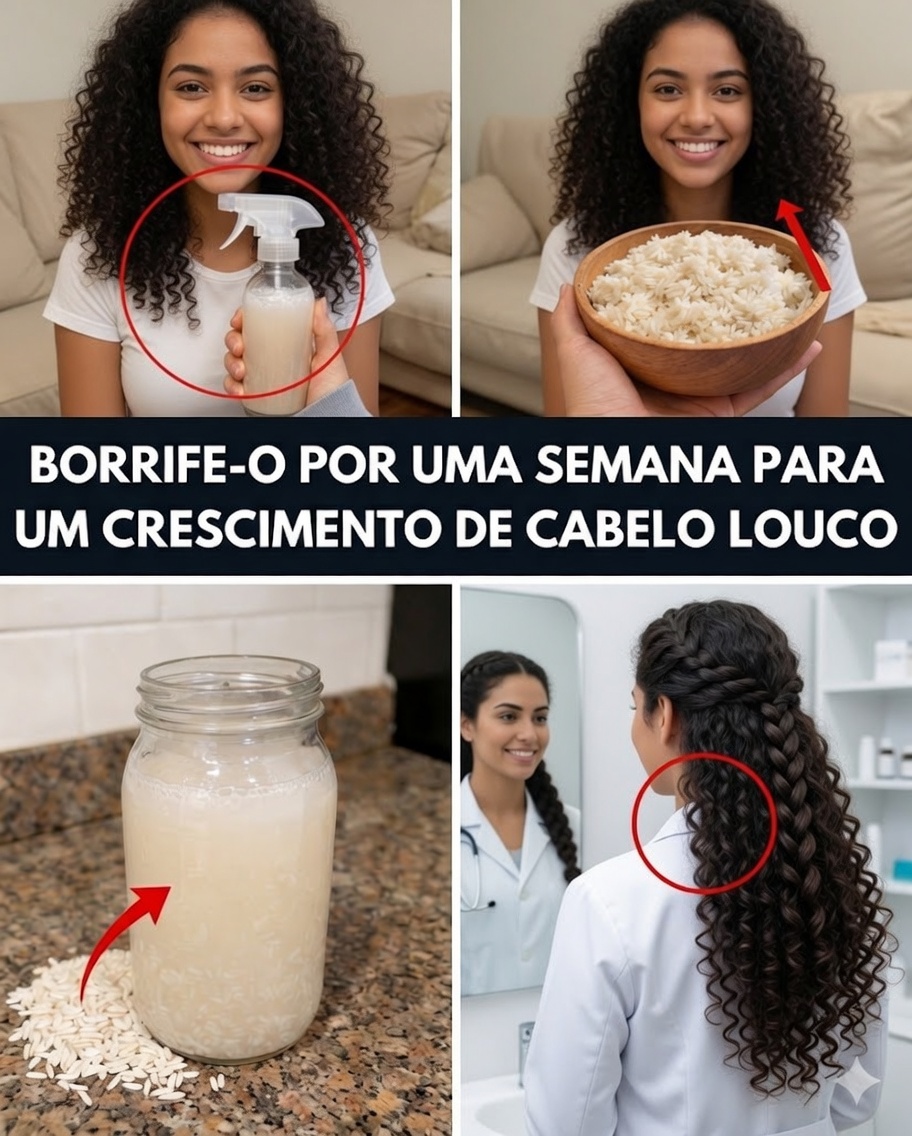Transforme o Seu Cabelo em 30 Dias: O Poder Surpreendente da Água de Arroz