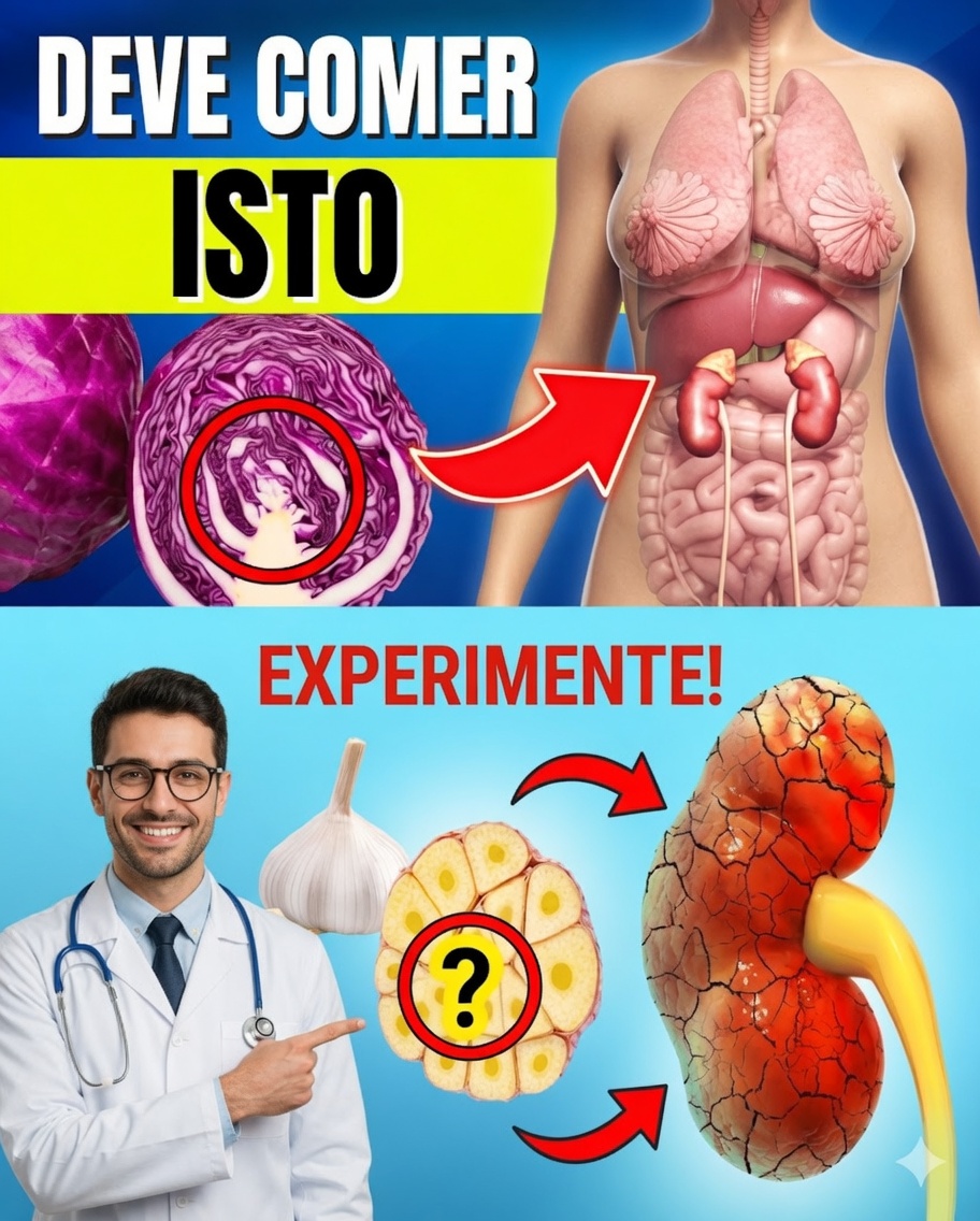 12 Alimentos Poderosos que Protegem os Rins Depois dos 40 – A Forma Natural de Proteger Seus Rins e Aumentar a Energia