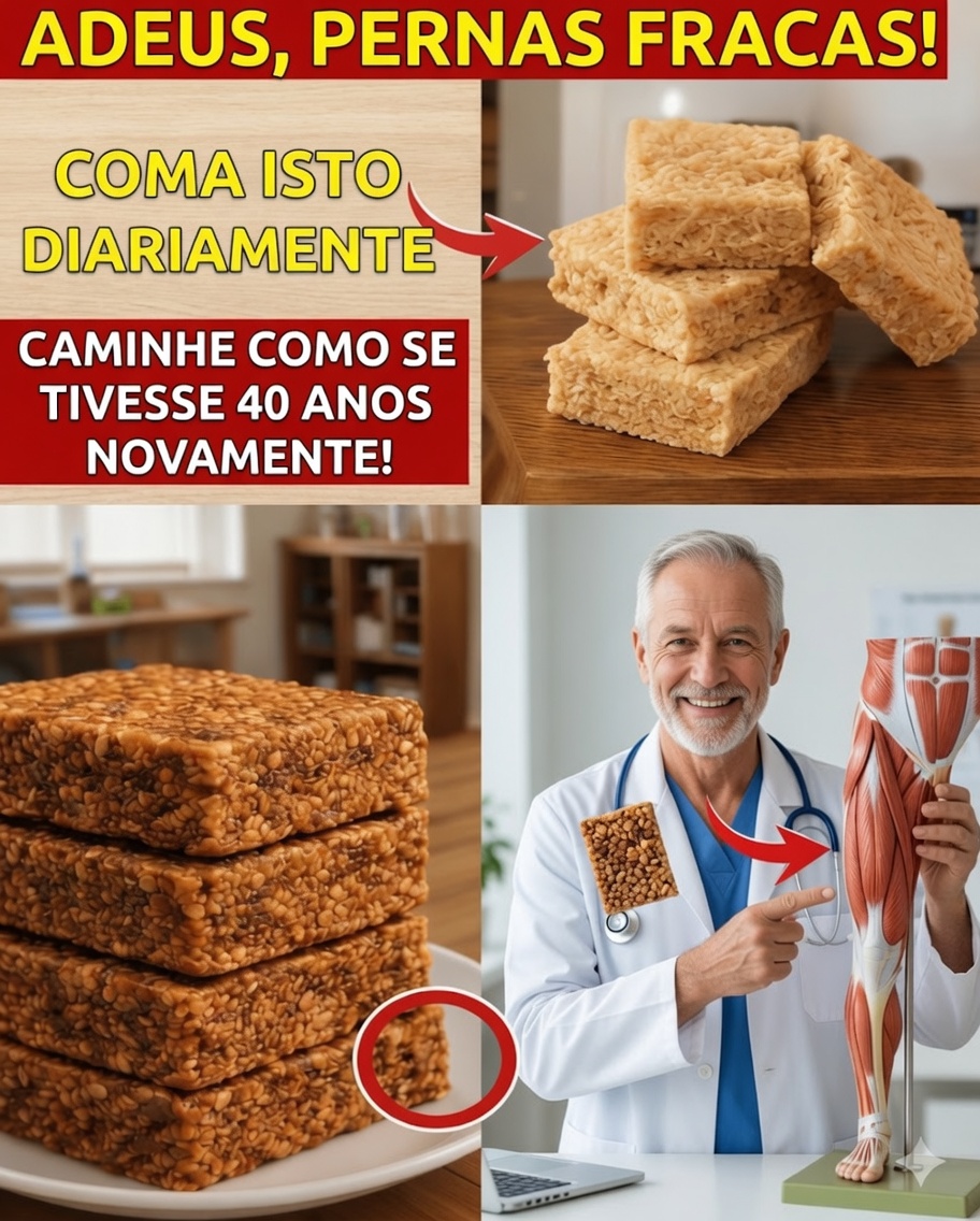 Quer ter pernas mais fortes depois dos 80? 7 alimentos do dia a dia que podem ajudar a manter a mobilidade