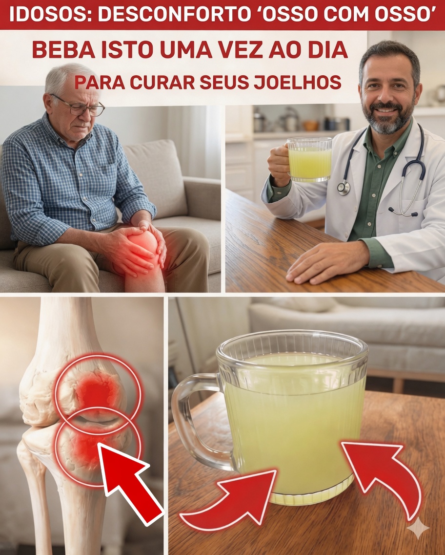 Uma bebida simples que pode ajudar a apoiar o conforto dos joelhos e a saúde das articulações naturalmente