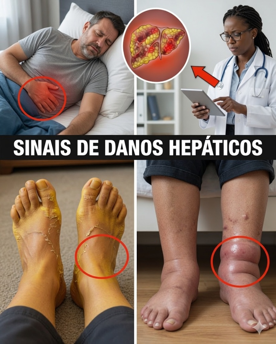 12 possíveis sinais de problemas no fígado que muitas pessoas ignoram